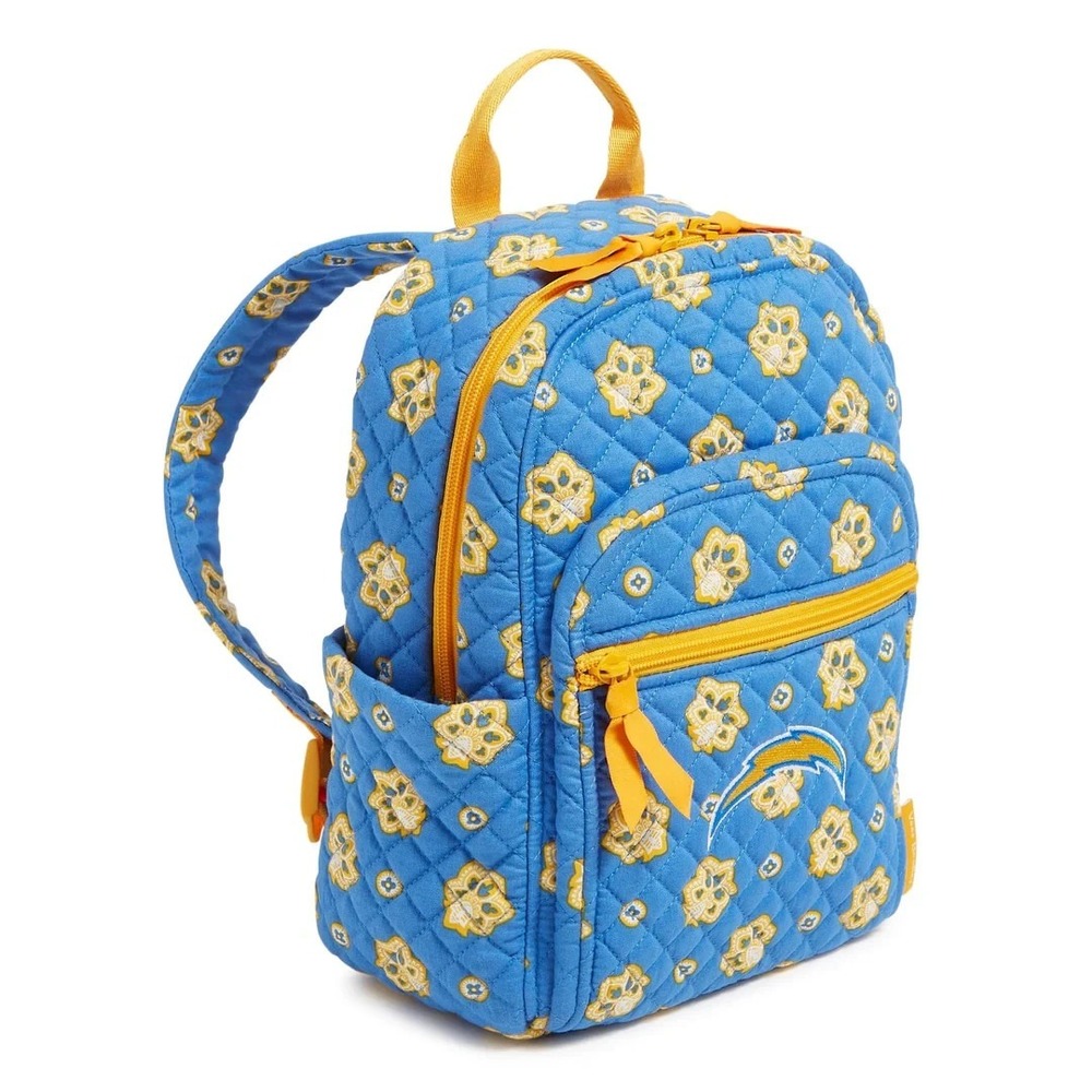 Los Angeles Chargers Small Backpack Vera Bradley Blue Bag Women's NFL Football